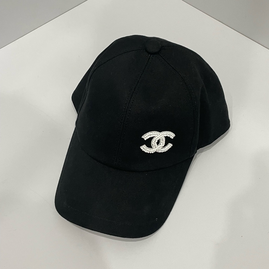 Chanel Women's Black Baseball Cap